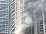 Some reports indicate the fire - a Level 1 blaze - is on the 14th floor of the One Avighna Park building, while others say it is on the 22nd.