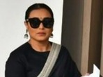 Rani Mukerji and Shah Rukh Khan seen at Kalina airport on Thursday. (Varinder Chawla) Rani Mukerji and Shah Rukh Khan seen at Kalina airport on Thursday. (Varinder Chawla)