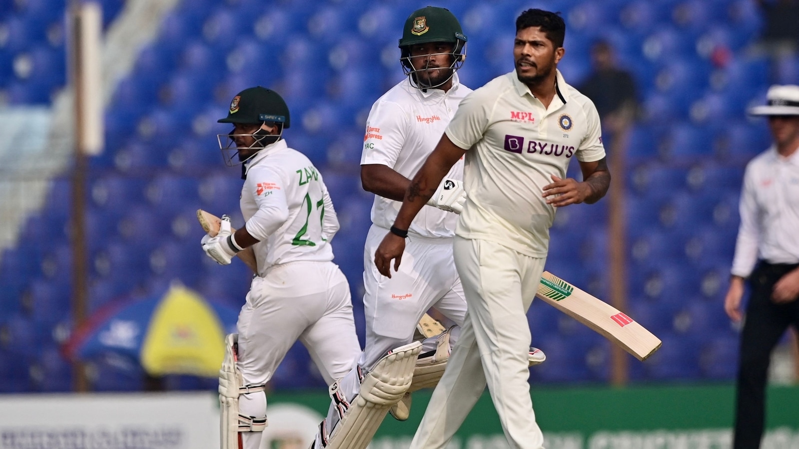 India vs Bangladesh 1st Test Day 2 Highlights Kuldeep, Siraj run riot as IND reduce BAN to 133/8 at Stumps Hindustan Times