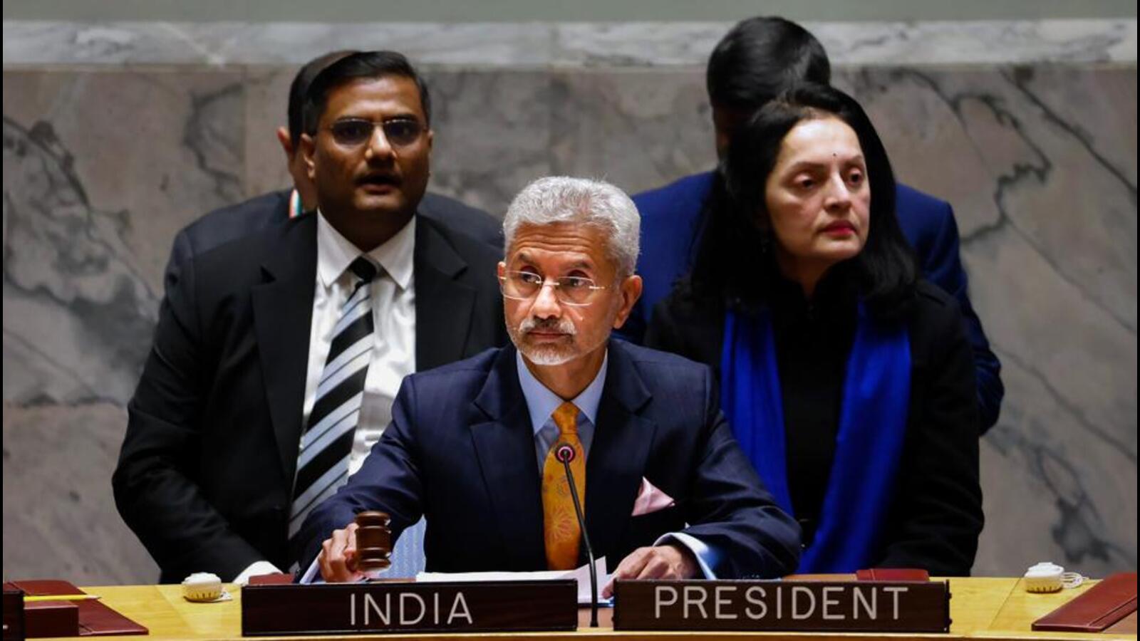 ‘Hosting Osama, attacking Parliament’: Jaishankar slams Pakistan at UNSC