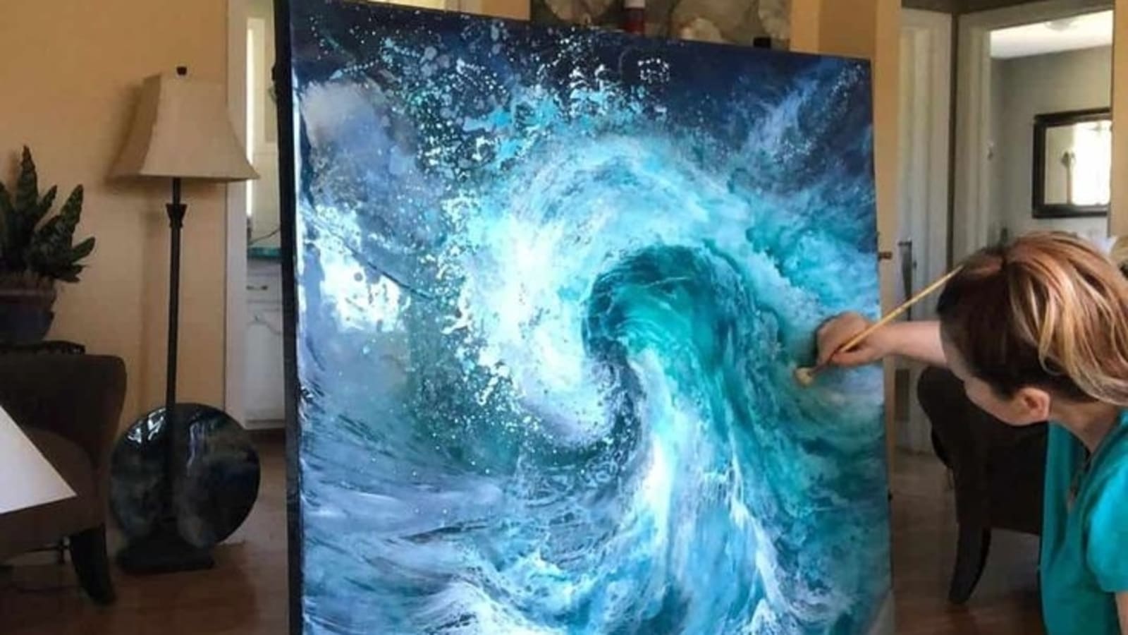 Epoxy resin art