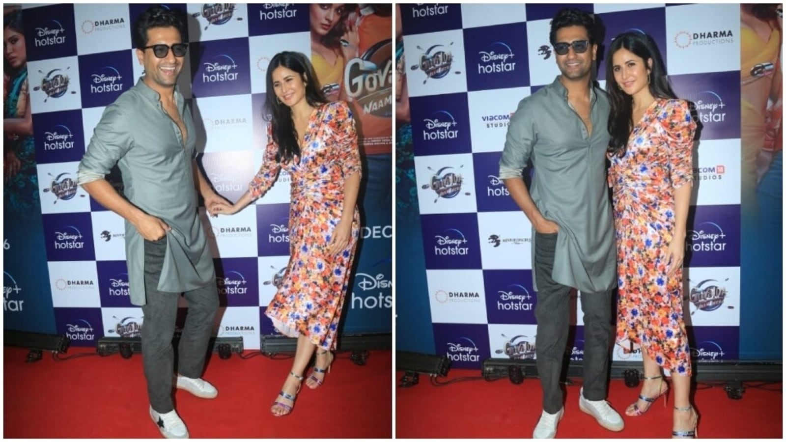Katrina Kaif and Vicky Kaushal are goals in chic outfits at Govinda Naam  Mera screening, her floral midi steals the show | Fashion Trends -  Hindustan Times