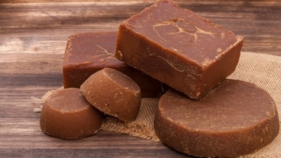 Jaggery: As a combination this is considered incompatible per Ayurveda due to their opposite qualities. Milk is cold and Jaggery is hot in nature by prabhava. (Unsplash) Jaggery: As a combination this is considered incompatible per Ayurveda due to their opposite qualities. Milk is cold and Jaggery is hot in nature by prabhava. (Unsplash)