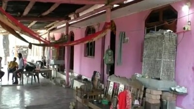 Four rooms of the home in Maharajguda village fall within the jurisdiction of the Telangana government. (ANI) Four rooms of the home in Maharajguda village fall within the jurisdiction of the Telangana government. (ANI)