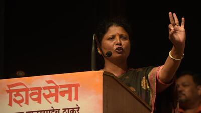 Andhare apologised for her statement in a media conference in Pune late on Wednesday. “I apologise for hurting the sentiments of the warkari sect,” she said, adding, however, that she was being targeted out of political vendetta and that outfits allied to the BJP were behind the protests. (HT PHOTO) Andhare apologised for her statement in a media conference in Pune late on Wednesday. “I apologise for hurting the sentiments of the warkari sect,” she said, adding, however, that she was being targeted out of political vendetta and that outfits allied to the BJP were behind the protests. (HT PHOTO)