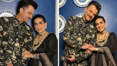 Anil Kapoor with wife Sunita Kapoor. Anil Kapoor with wife Sunita Kapoor.