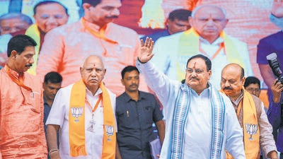 BS Yediyurappa on Thursday dismissed reports that he was being neglected by the BJP. (PTI) BS Yediyurappa on Thursday dismissed reports that he was being neglected by the BJP. (PTI)