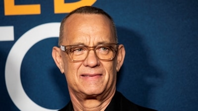 Actor Tom Hanks attends the Photo Call for ''A Man Called Otto'' at the Academy Museum of Motion Pictures in Los Angeles, California. (Reuters)
