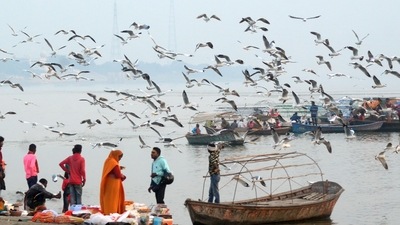 The 'Namami Gange' project was declared as a flagship World Restoration project. The 'Namami Gange' project was declared as a flagship World Restoration project.