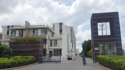 Gurgaon, India, 30July, 2017: Tulip Orange, Ivory, and other condominiums and did not allow the residents to move in and out of the complex, in Gurgaon, India on Sunday, 30July, 2017. HT Photo