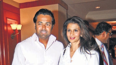 Leander Paes and Rhea Pillai before they parted ways (Hindustan Times) Leander Paes and Rhea Pillai before they parted ways (Hindustan Times)