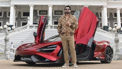 Nasser Khan with his McLaren 765 LT Spider (Instagram/naseer_khan0054) Nasser Khan with his McLaren 765 LT Spider (Instagram/naseer_khan0054)