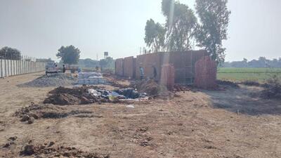 Moga senior superintendent of police Gulneet Khurana said the owner has claimed that the land was given on lease to a Christian organisation for a temporary programme, not to raise any permanent structure. (HT Photo) Moga senior superintendent of police Gulneet Khurana said the owner has claimed that the land was given on lease to a Christian organisation for a temporary programme, not to raise any permanent structure. (HT Photo)