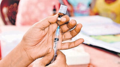 On November 15, civic officials said that 20,000 children in areas where measles outbreaks were prevalent at the time were unvaccinated. In the past month, the number of outbreaks in nine wards of the city has gone from fourteen to sixty-three outbreaks in eighteen wards. (HT PHOTO) On November 15, civic officials said that 20,000 children in areas where measles outbreaks were prevalent at the time were unvaccinated. In the past month, the number of outbreaks in nine wards of the city has gone from fourteen to sixty-three outbreaks in eighteen wards. (HT PHOTO)