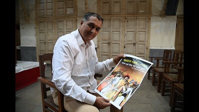 Raj Memane, history researcher at Bharat Itihas Sanshodhak Mandal, Sadashivpeth. (HT PHOTO) Raj Memane, history researcher at Bharat Itihas Sanshodhak Mandal, Sadashivpeth. (HT PHOTO)