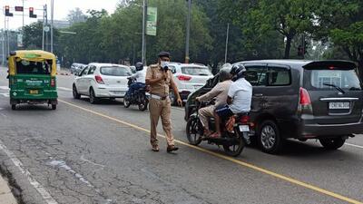 The Chandigarh Traffic Police will be conducting awareness programmes to educate commercial vehicle drivers to stay in the demarcated lane and other vehicles to avoid it. (HT File) The Chandigarh Traffic Police will be conducting awareness programmes to educate commercial vehicle drivers to stay in the demarcated lane and other vehicles to avoid it. (HT File)