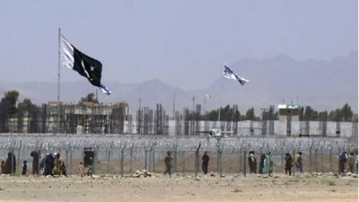 File photo of Chaman border crossing where Taliban and TTP used heavy machine guns and mortars against Pakistan