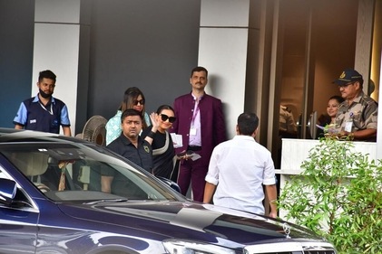 Rani Mukerji at Kalina airport. (Varinder Chawla) Rani Mukerji at Kalina airport. (Varinder Chawla)