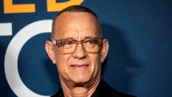 Actor Tom Hanks attends the Photo Call for ''A Man Called Otto'' at the Academy Museum of Motion Pictures in Los Angeles, California.(Reuters)