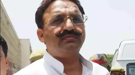 Gangster-turned-politician Mukhtar Ansari. (HT file)