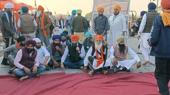 The protesters accused Aam Aadmi Party government of not fulfilling promise to bring the perpetrators to book in given deadline. (HT photo)