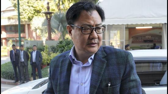 Union law minister Kiren Rijiju on Thursday opened a new front in the ongoing exchange of words between the judiciary and the executive on the methodology of appointments to constitutional courts. (PTI)