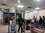Jyotiradita Scindia shared a tweet on the Delhi airport. Jyotiradita Scindia shared a tweet on the Delhi airport.