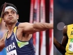 Neeraj Chopra: Usain Bolt(getty images) Neeraj Chopra: Usain Bolt(getty images)