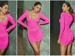 Kiara Advani is a true diva and the definition of a fashionista. With tidbits from her fashion journals, the actress consistently slays fashion goals. Kiara is always setting fashion aspirations, whether it is with her red-carpet ensembles or snippets from the promotion diary for her next movie Govinda Naam Mera. The actress recently released pictures of herself wearing a gorgeous pink outfit.(Instagram/@Kiaraaliaadvani)