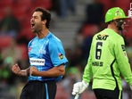 Still from Sydney Thunder's match against Adelaide Strikers(BBL) Still from Sydney Thunder's match against Adelaide Strikers(BBL)