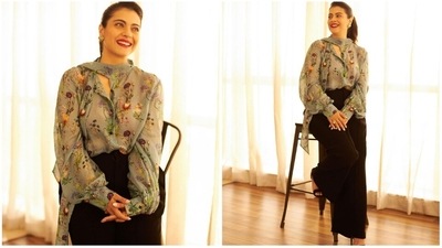 Kajol is currently basking on the success of her latest film Salaam Venky. She has left no stones unturned in promoting the film prior and post the release. Sharing a set of new pictures on her Instagram handle in formal attire, Kajol wrote, "In my moment." (Instagram/@kajol) Kajol is currently basking on the success of her latest film Salaam Venky. She has left no stones unturned in promoting the film prior and post the release. Sharing a set of new pictures on her Instagram handle in formal attire, Kajol wrote, "In my moment." (Instagram/@kajol)