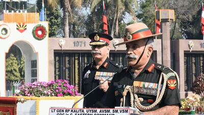 Lieutenant General RP Kalita. (ANI) Lieutenant General RP Kalita. (ANI)