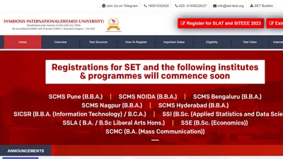 Symbiosis admissions 2023: Apply for SLAT and SITEEE 2023 till April 12 Symbiosis admissions 2023: Apply for SLAT and SITEEE 2023 till April 12