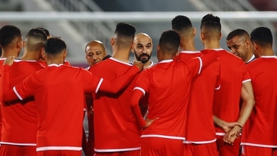 Regragui said he would give squad players a chance to experience the World Cup. (REUTERS)