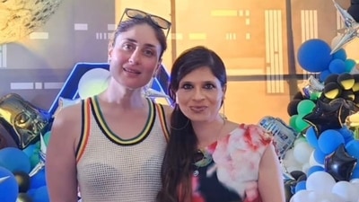 Kareena Kapoor with Saba Ali Khan. Kareena Kapoor with Saba Ali Khan.