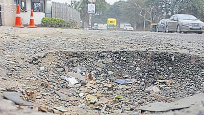 The minister said the two officials carried out repair work on the road connecting Tiur to Jakar Majra in Kharar while ignoring standards. (HT File)