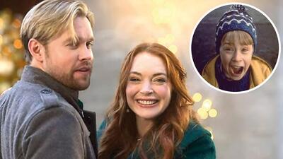 The two kinds of Christmas movie: (left) Falling for Christmas & (inset) Home Alone The two kinds of Christmas movie: (left) Falling for Christmas & (inset) Home Alone