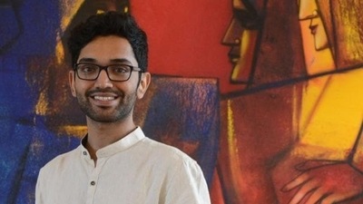 Manu S Pillai spotted his image being used in an advertisement. Manu S Pillai spotted his image being used in an advertisement.