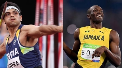 Neeraj Chopra: Usain Bolt (getty images) Neeraj Chopra: Usain Bolt (getty images)