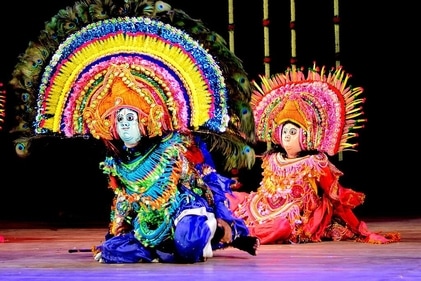 Chhau, the traditional warrior's masked dance, is extremely popular among the tribal regions of West Bengal and Bihar. (Wikimedia Commons) Chhau, the traditional warrior's masked dance, is extremely popular among the tribal regions of West Bengal and Bihar. (Wikimedia Commons)