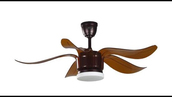 This opulent fan with a jelly fish inspired shape has a soft light in the centre with smooth and fluid polycarbonate blades that keep you both cool and stylish. (The Jelly Fish ceiling fan by Anemos)