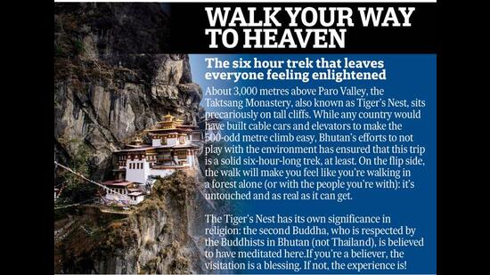 The trek to Taktsang Monastery
