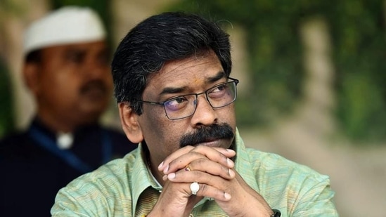 Jharkhand chief minister Hemant Soren. (ANI)