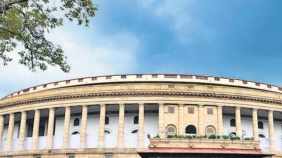 The Parliament house in New Delhi. (Raj K Raj/HT File Photo)