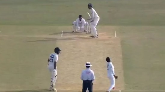 Shubman Gill hit his maiden Test hundred in Chattogram