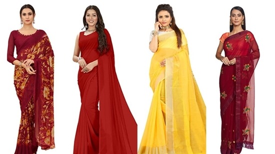 Sarees make for a graceful Indian wear.