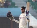 India's Shubman Gill celebrates after scoring a century during the third day of the first Test cricket match between Bangladesh and India in Chattogram Bangladesh, Friday, Dec. 16, 2022. (AP Photo/Surjeet Yadav)(AP) India's Shubman Gill celebrates after scoring a century during the third day of the first Test cricket match between Bangladesh and India in Chattogram Bangladesh, Friday, Dec. 16, 2022. (AP Photo/Surjeet Yadav)(AP)