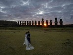 Easter Island rebounds from wildfire that singed its statues (AP Photo/Esteban Felix) Easter Island rebounds from wildfire that singed its statues (AP Photo/Esteban Felix)