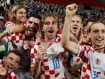 Luka Modric with teammates