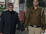 The suspect, Narendra Kumar Agarwal, demanded  <span class='webrupee'>₹</span>5lakh from police officers at Samaypur Badli police station. (HT Photo)